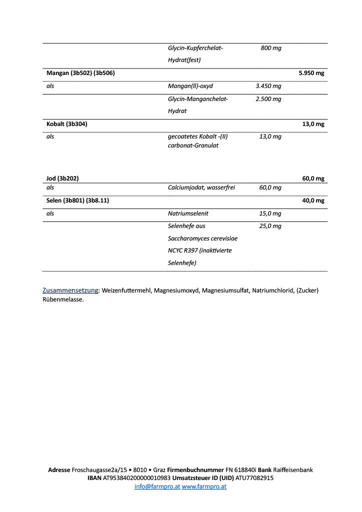 Farmpro Immun plus Trockensteher - Mineralfutter für Rinder
